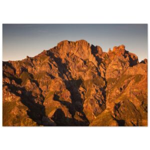 Fine Art Print Madeira - Morning Fire - Zonsopkomst vanaf Pico Ruivo bergketen